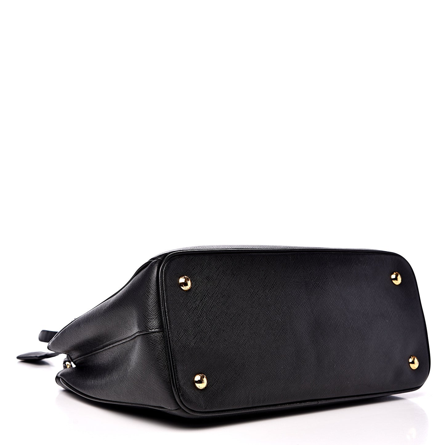Saffiano Lux Medium Tote Black