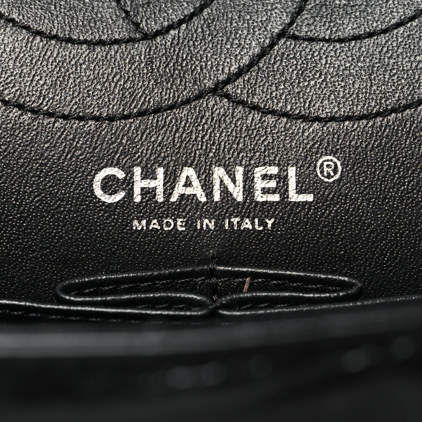Glazed Calfskin Quilted 2.55 Reissue 226 Flap So Black