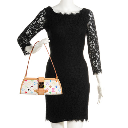 Louis Vuitton Monogram Multicolor Shirley White 2 of 7