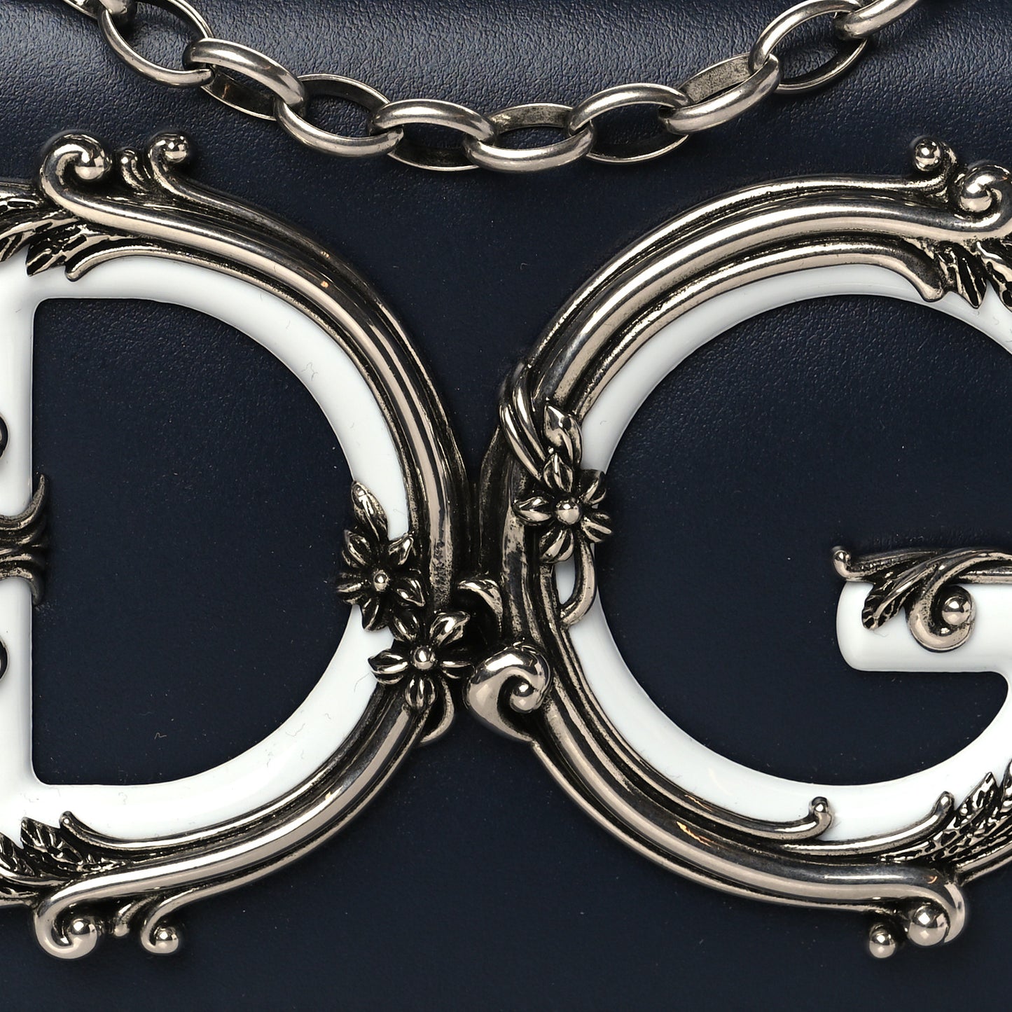 Nappa DG Girls Shoulder Bag Blue