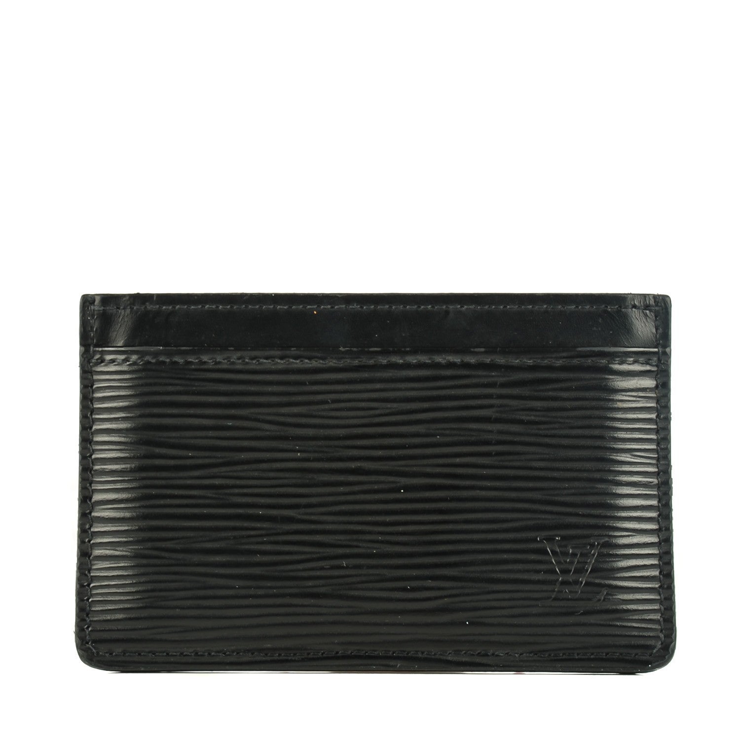 Louis Vuitton Epi Card Holder Black 1 of 7