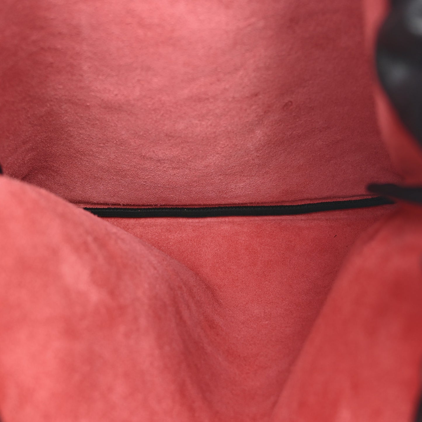 Calfskin Coco Capitan Logo Drawstring Backpack Hibiscus Red