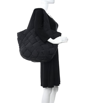 Bottega Veneta Nylon Intrecciato Padded Cassette Tote Thunder 2 of 13