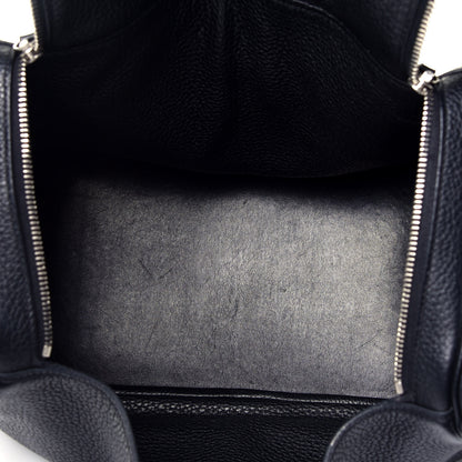 Hermes Taurillon Clemence Lindy 34 Black 4 of 8