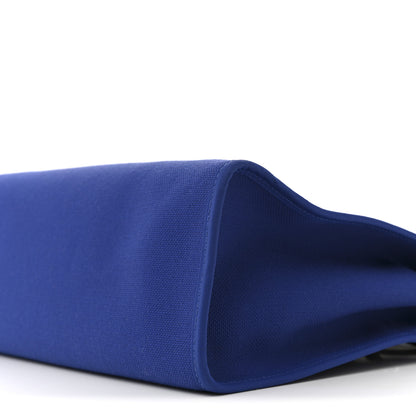 Hermes Toile Vache Hunter Herbag Zip 31 PM Bleu Electrique Bleu Indigo 11 of 13