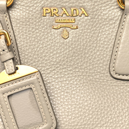 Prada Vitello Daino Large Double Zip Tote Pomice 8 of 16