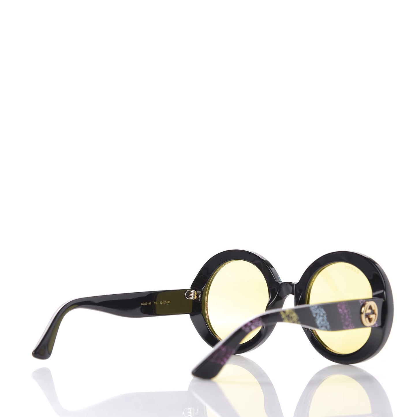 Acetate Round Glitter GG0319S Sunglasses Rainbow
