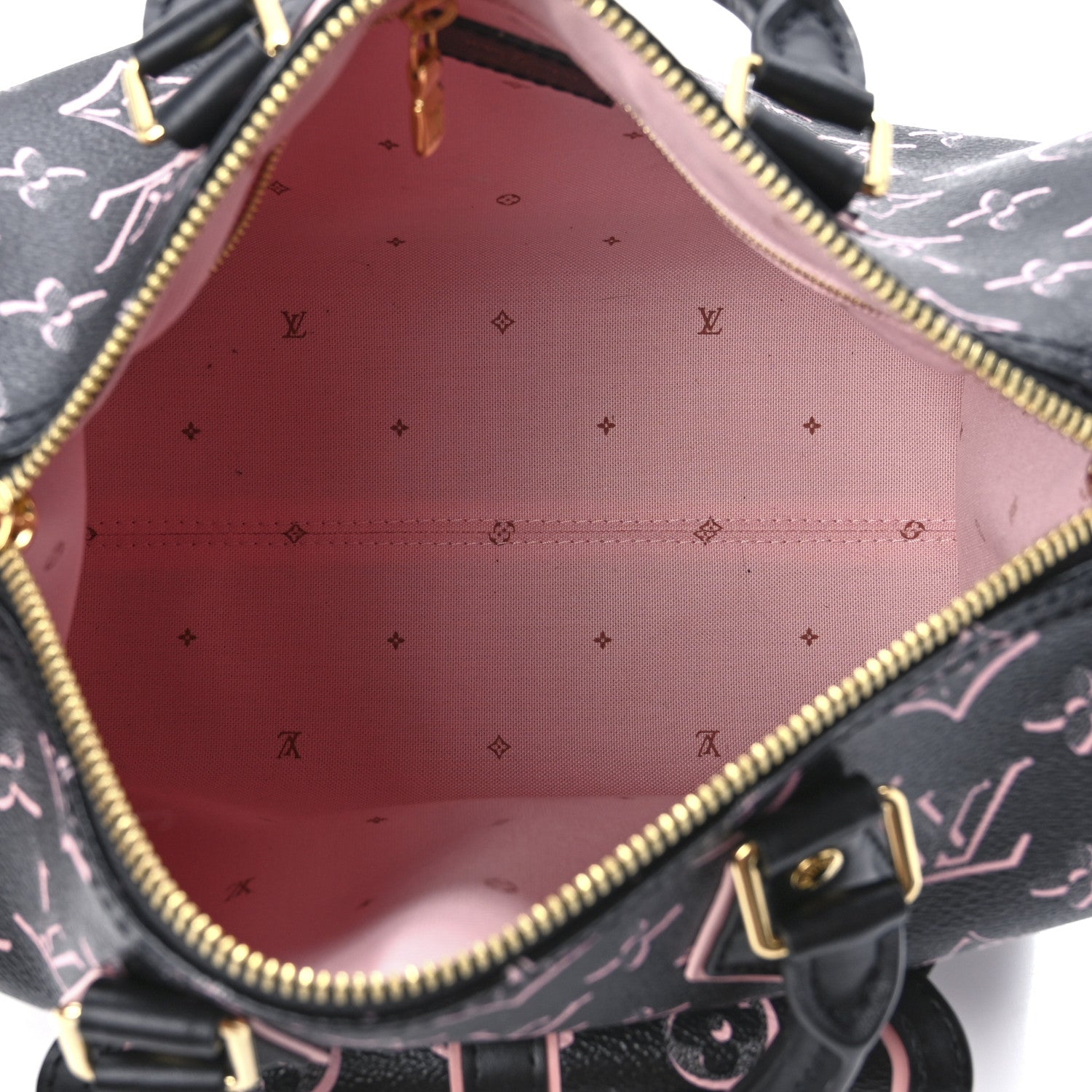 Louis Vuitton Monogram Fall for You Speedy Bandouliere 25 Black 6 of 10