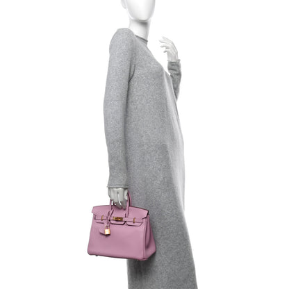 Hermes Swift Birkin 25 Mauve Sylvestre 2 of 12