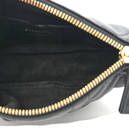 Christian Dior Lambskin Cannage Small Dior Vibe Hobo Bag Black 5 of 10