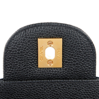 Chanel Caviar Quilted Jumbo Double Flap Black 9 of 9