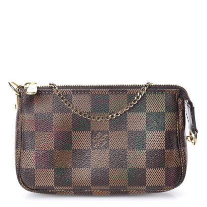 Louis Vuitton Damier Ebene Mini Pochette Accessories 1 of 9