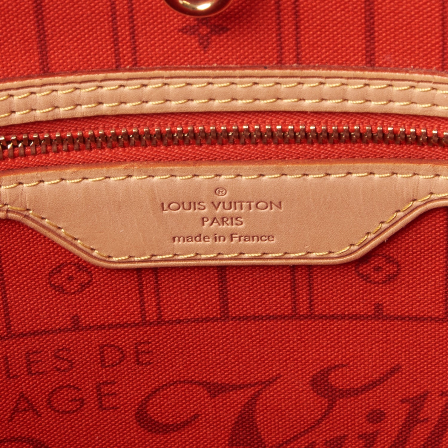 Louis Vuitton Monogram My LV Heritage Neverfull Rouge Blue De France 7 of 8