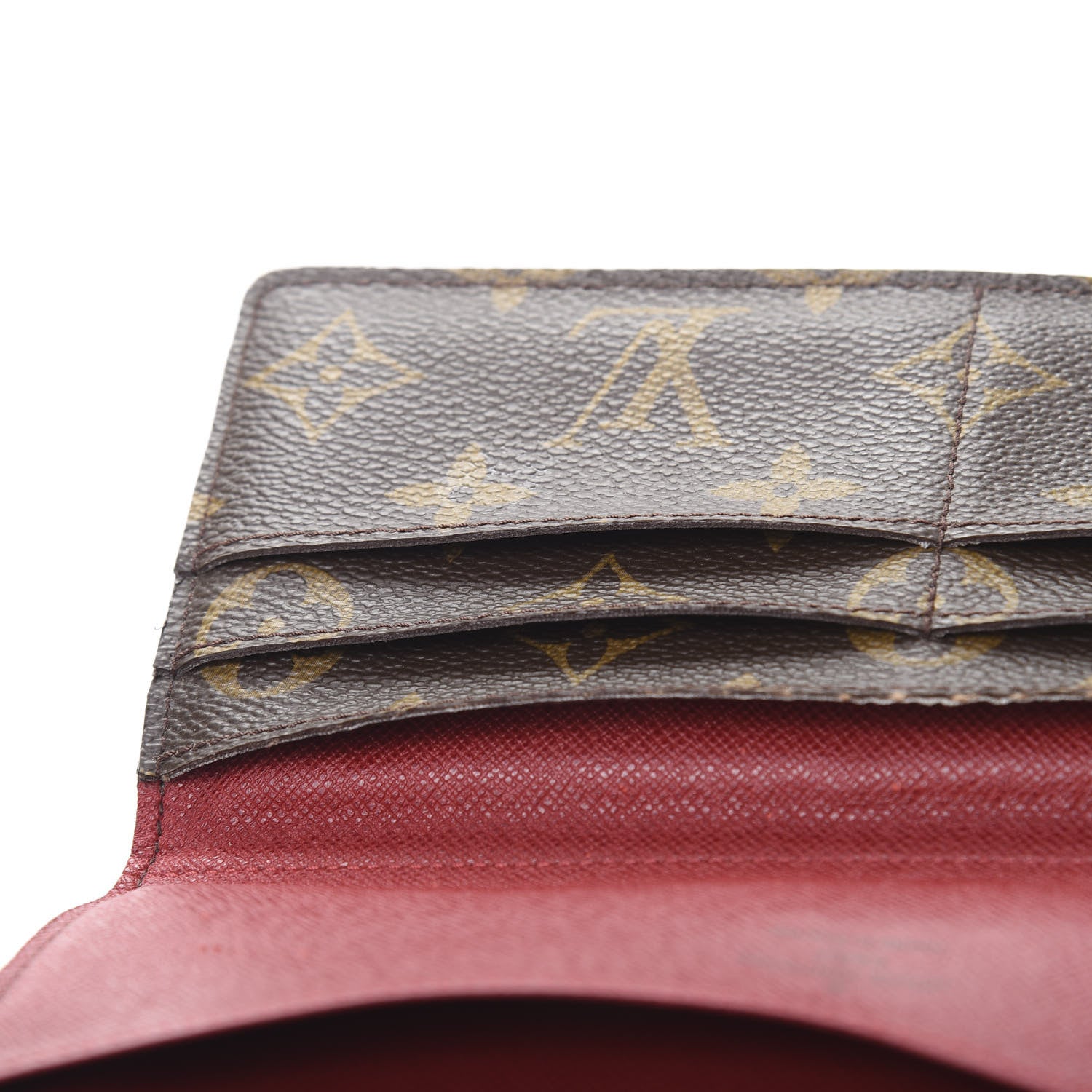 Louis Vuitton Monogram Josephine Wallet Red 9 of 13