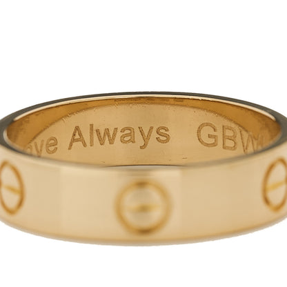 Cartier 18K Yellow Gold 5.5mm LOVE Ring 61 9.5 5 of 6