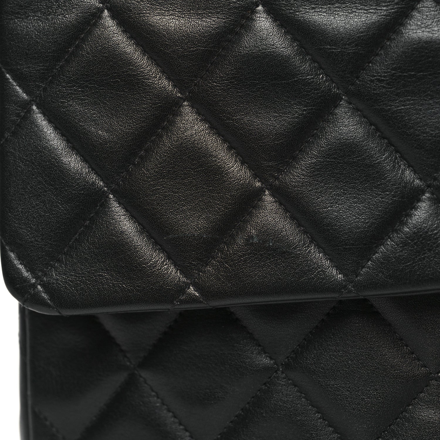 Chanel Lambskin Quilted XL Jumbo Single Flap Black 13 of 13