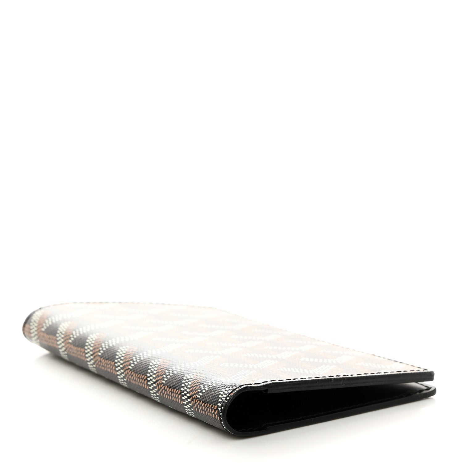 Goyard Goyardine Grenelle Passport Wallet Black Gold 4 of 7