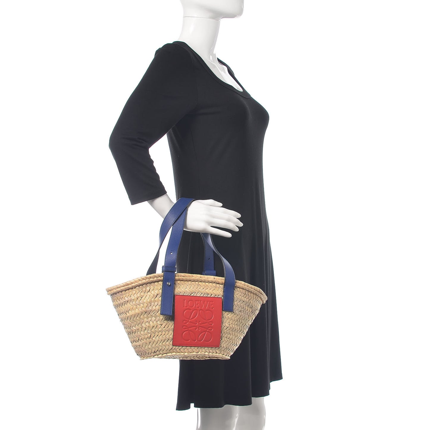 Raffia Small Basket Tote Bag Natural