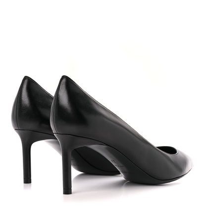Saint Laurent Calfskin Anja 85 Pumps 37 Black 4 of 10