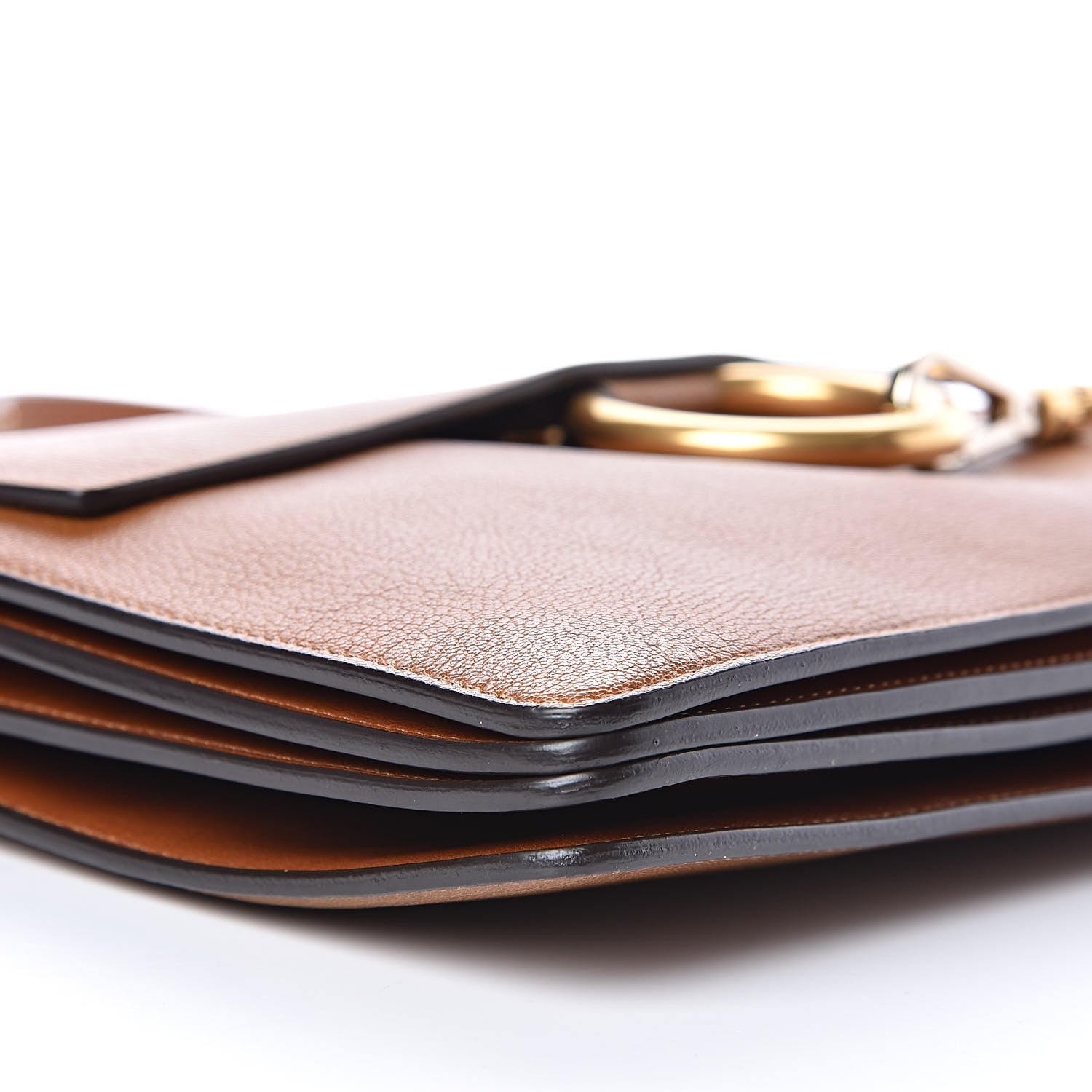 Chloe Goatskin Medium Faye Shoulder Bag Caramel 8 of 10
