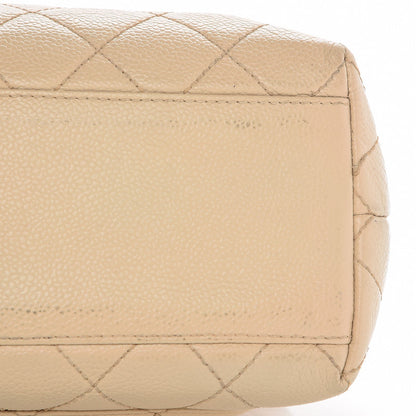 Chanel Caviar Quilted Jumbo Kelly Flap Beige Clair 14 of 19
