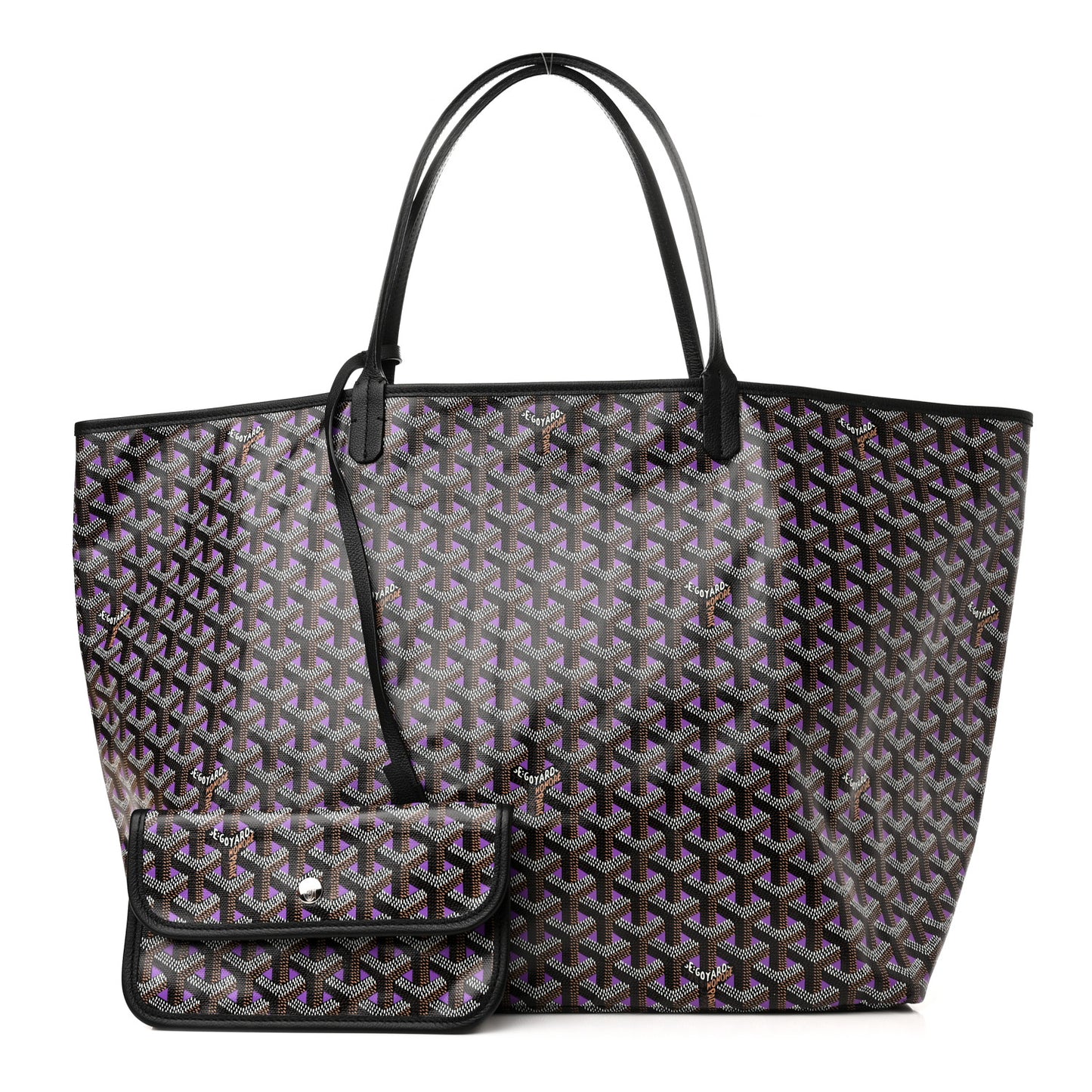 Goyardine Saint Louis Claire Voie GM Black Purple