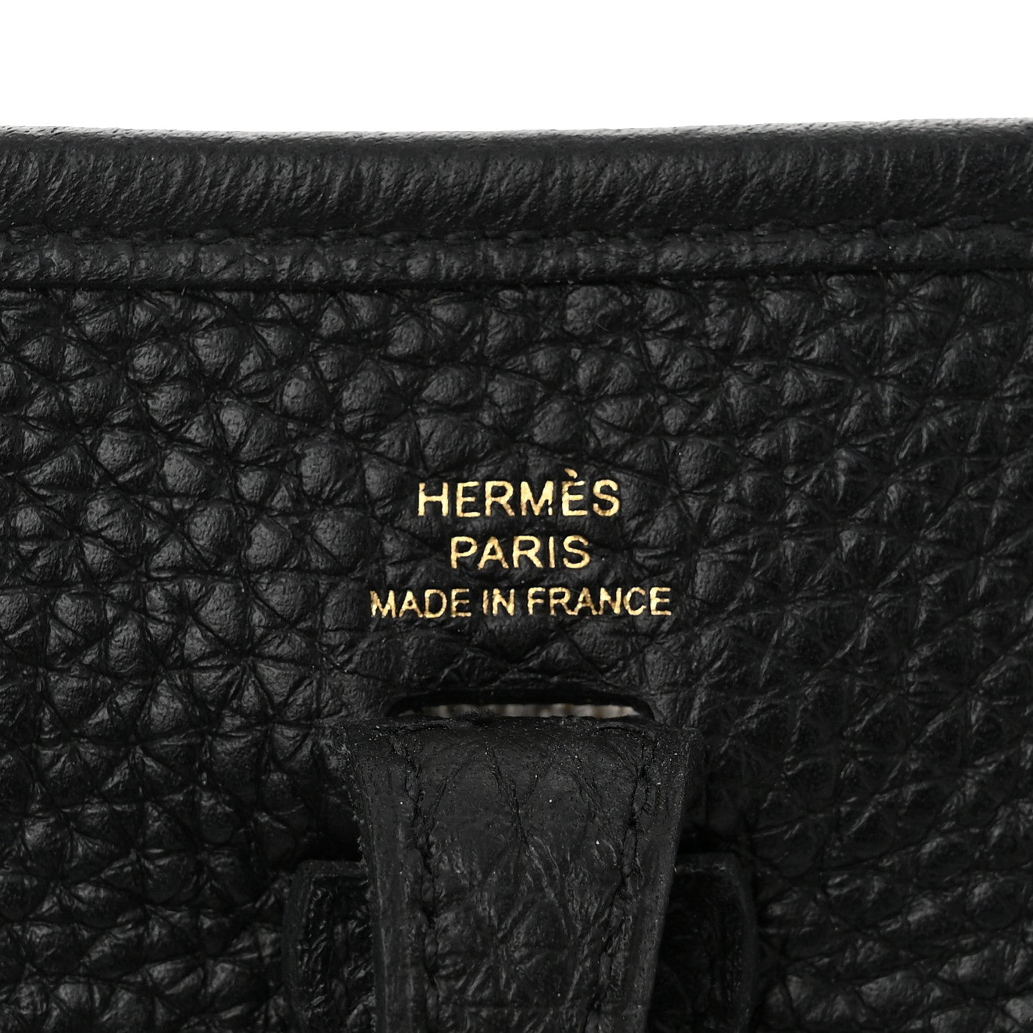 Hermes Taurillon Clemence Evelyne TPM Black 6 of 10