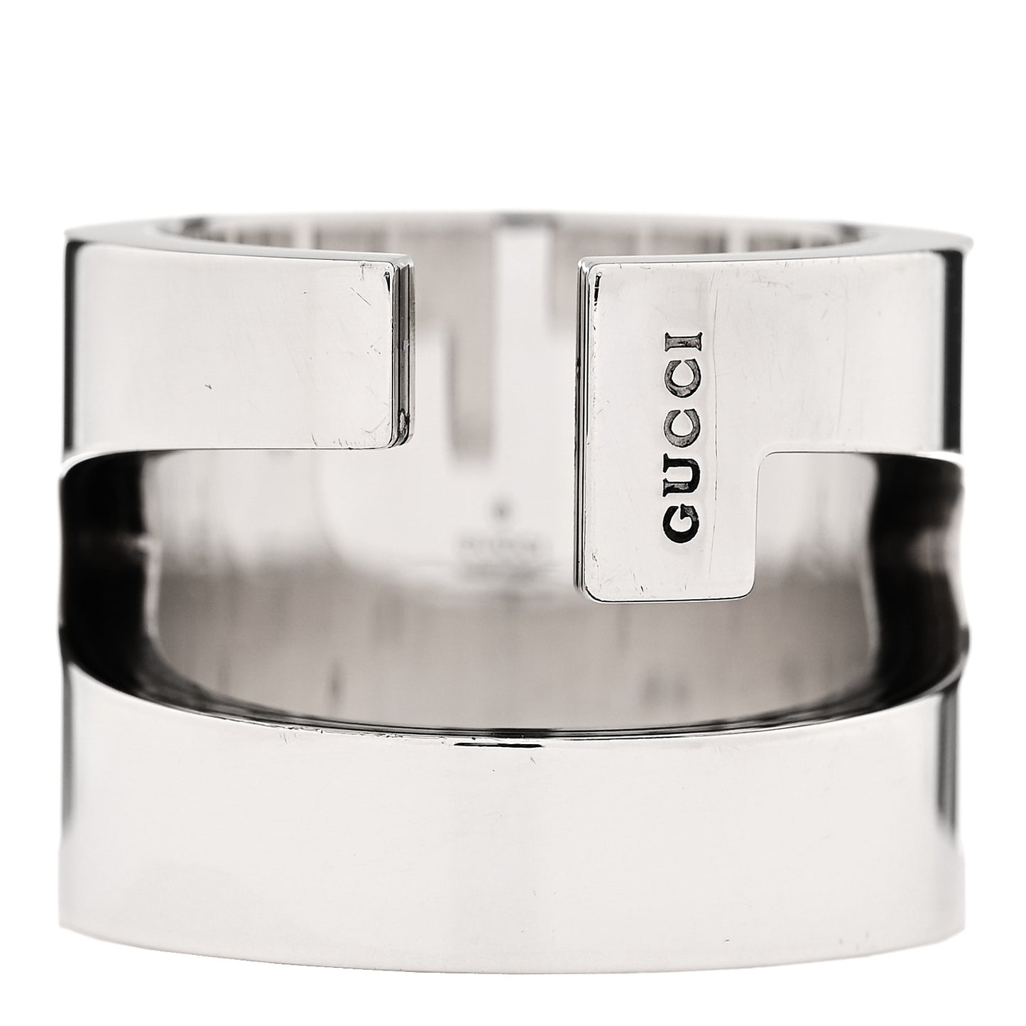 Sterling Silver G Cutout Band Ring 63 10.25