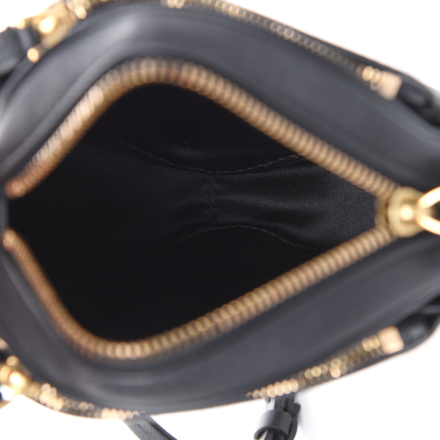 Valentino Garavani Calfskin VLogo Round Crossbody Bag Black 5 of 10