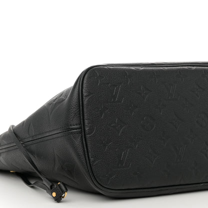 Louis Vuitton Empreinte Monogram Giant Neverfull MM Black 8 of 13