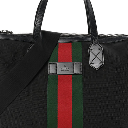 Gucci Techno Canvas Web Duffle Black 8 of 11