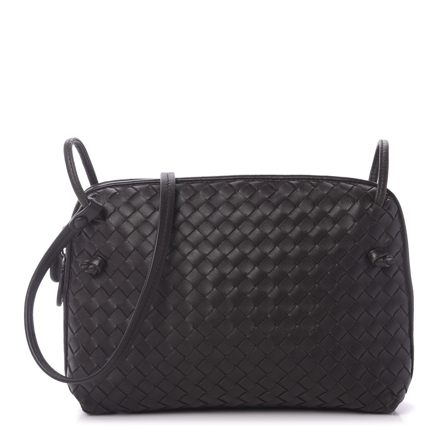 Nappa Intrecciato Nodini Bag Espresso