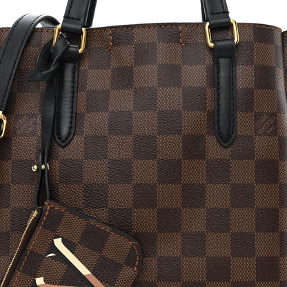 Louis Vuitton Damier Ebene Belmont PM Black 9 of 11