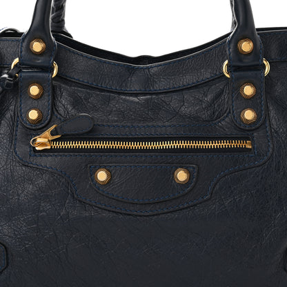 Balenciaga Agneau Giant 12 Gold Hardware City Bleu Obscur 8 of 10