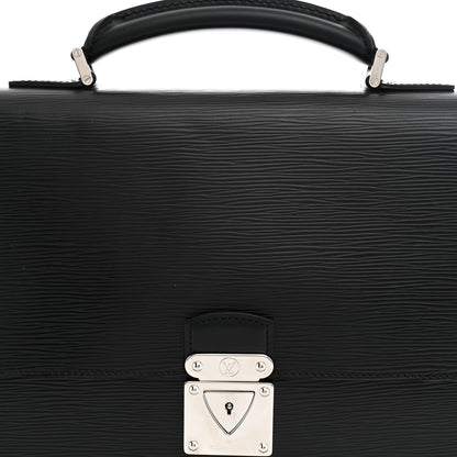 Louis Vuitton Epi Robusto 2 Compartment Briefcase Black 6 of 11