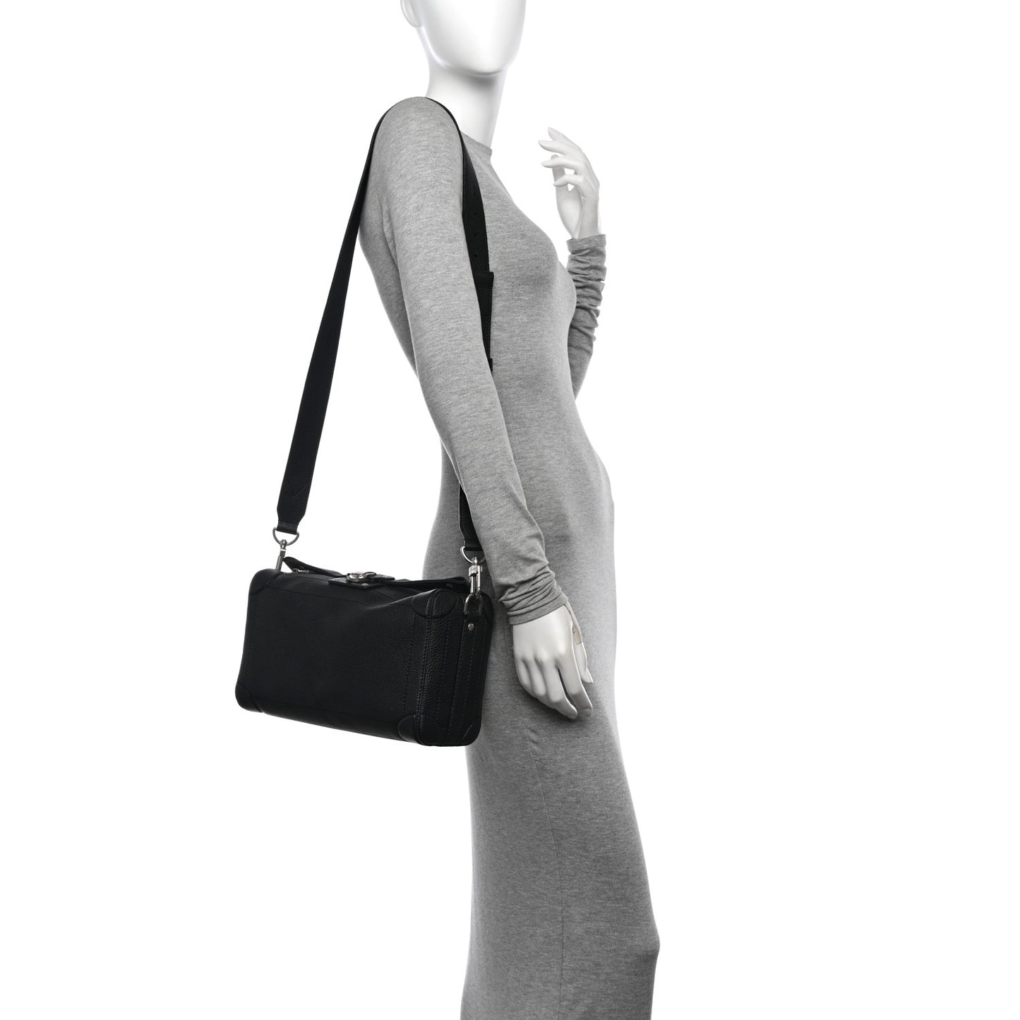 Calfskin Soul Trunk East West Black