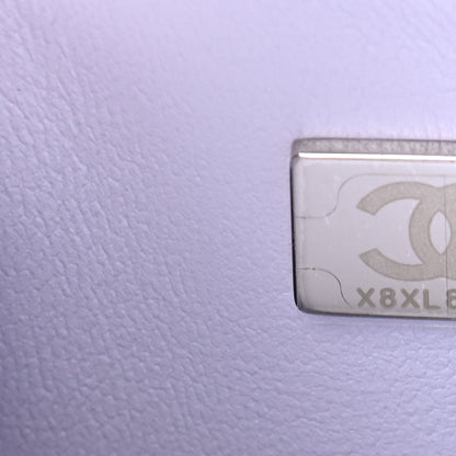 Chanel Caviar Quilted Medium Double Flap Light Purple 7 of 9