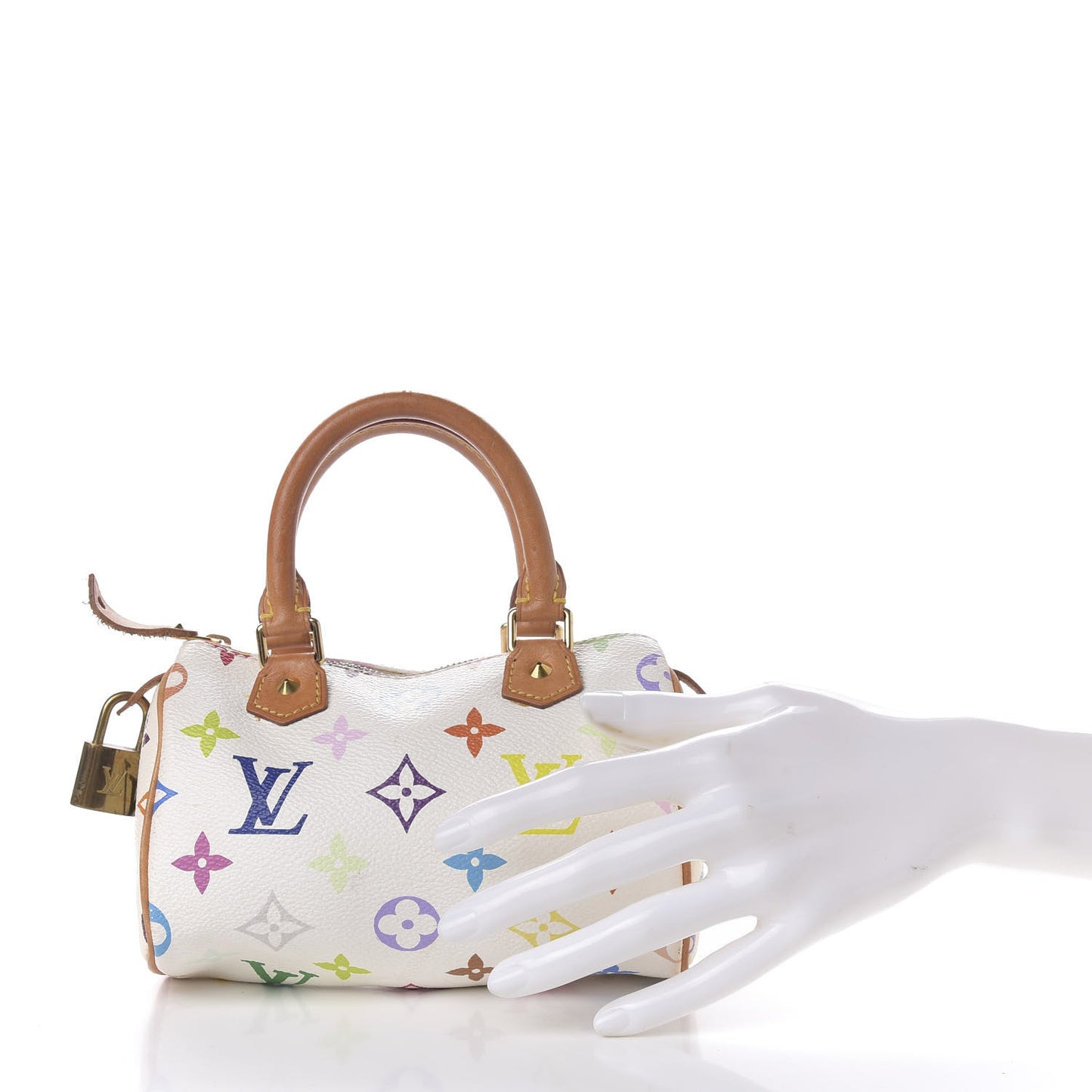 Monogram Multicolor Mini Sac HL Speedy White