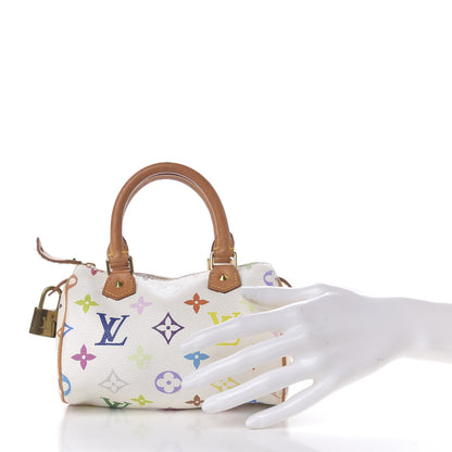 Louis Vuitton Monogram Multicolor Mini Sac HL Speedy White 2 of 9