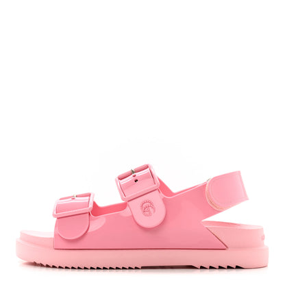 Gucci Rubber Mini Double G Womens Isla Dad Sandals 36 Wild Rose 1 of 8