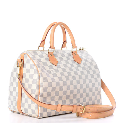 Louis Vuitton Damier Azur Speedy Bandouliere 30 2 of 8