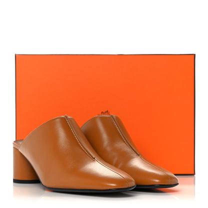 Hermes Calfskin Detail Mules 40 Beige Dore 9 of 9