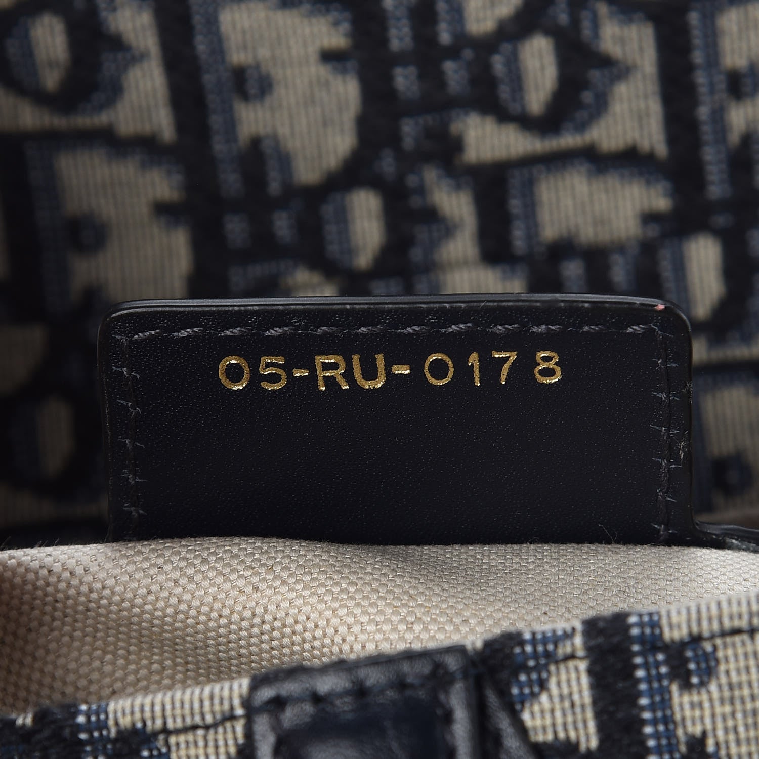 Christian Dior Oblique Saddle Bag Blue 7 of 7