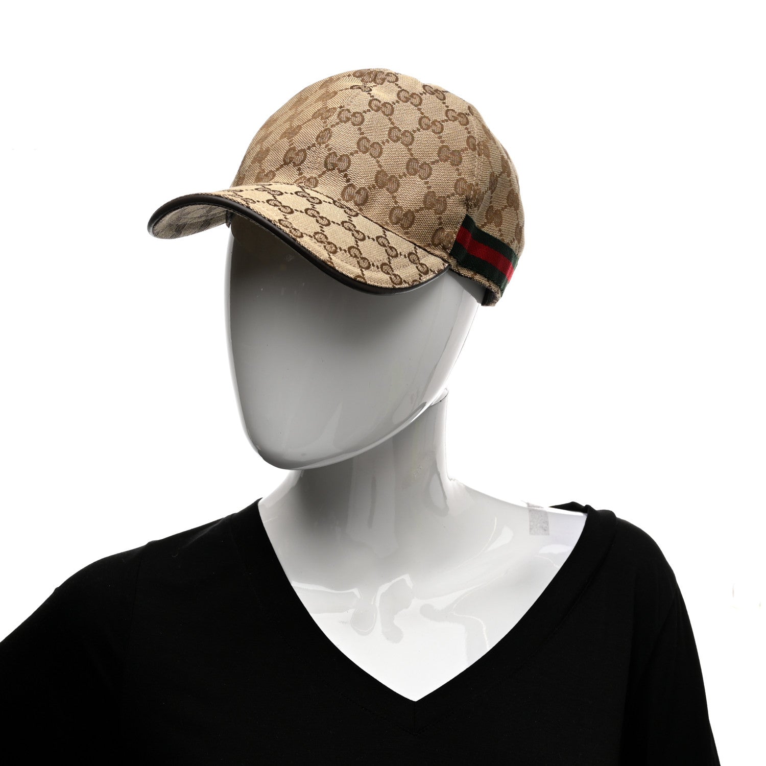Gucci Monogram Web Baseball Hat L Beige Cocoa 2 of 8