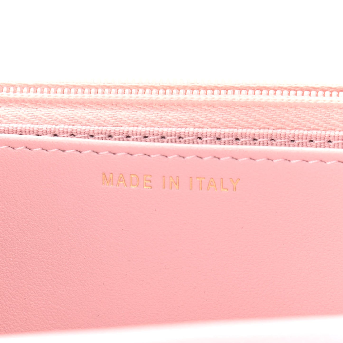 Caviar Quilted Studded CC Wallet on Chain WOC Light Pink