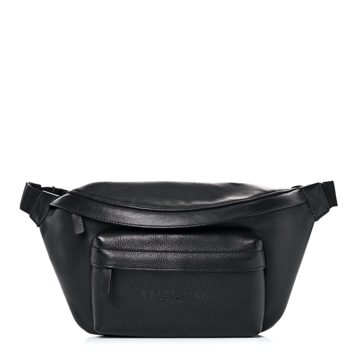 Smooth Calfskin Logo Large Everyday Beltpack Black