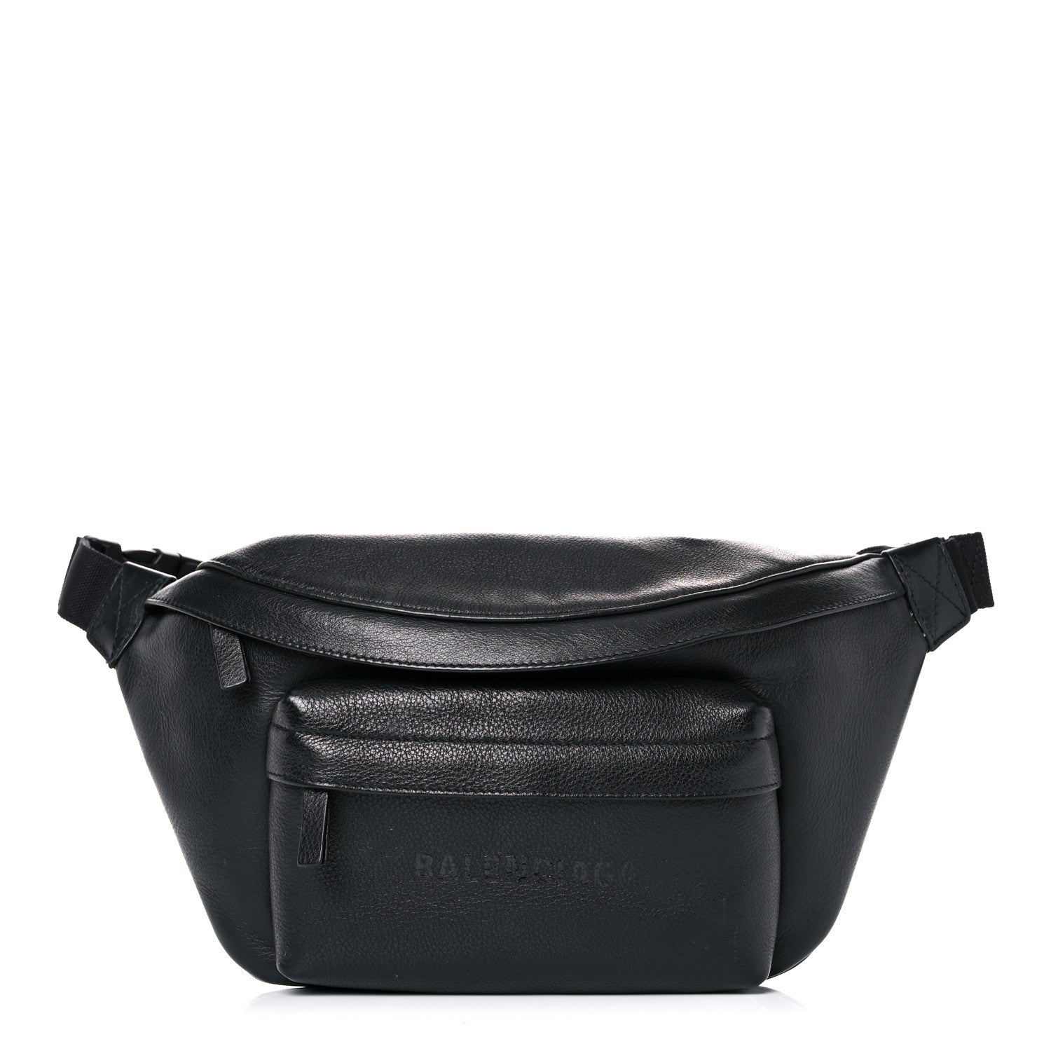 Balenciaga Smooth Calfskin Logo Large Everyday Beltpack Black 1 of 13