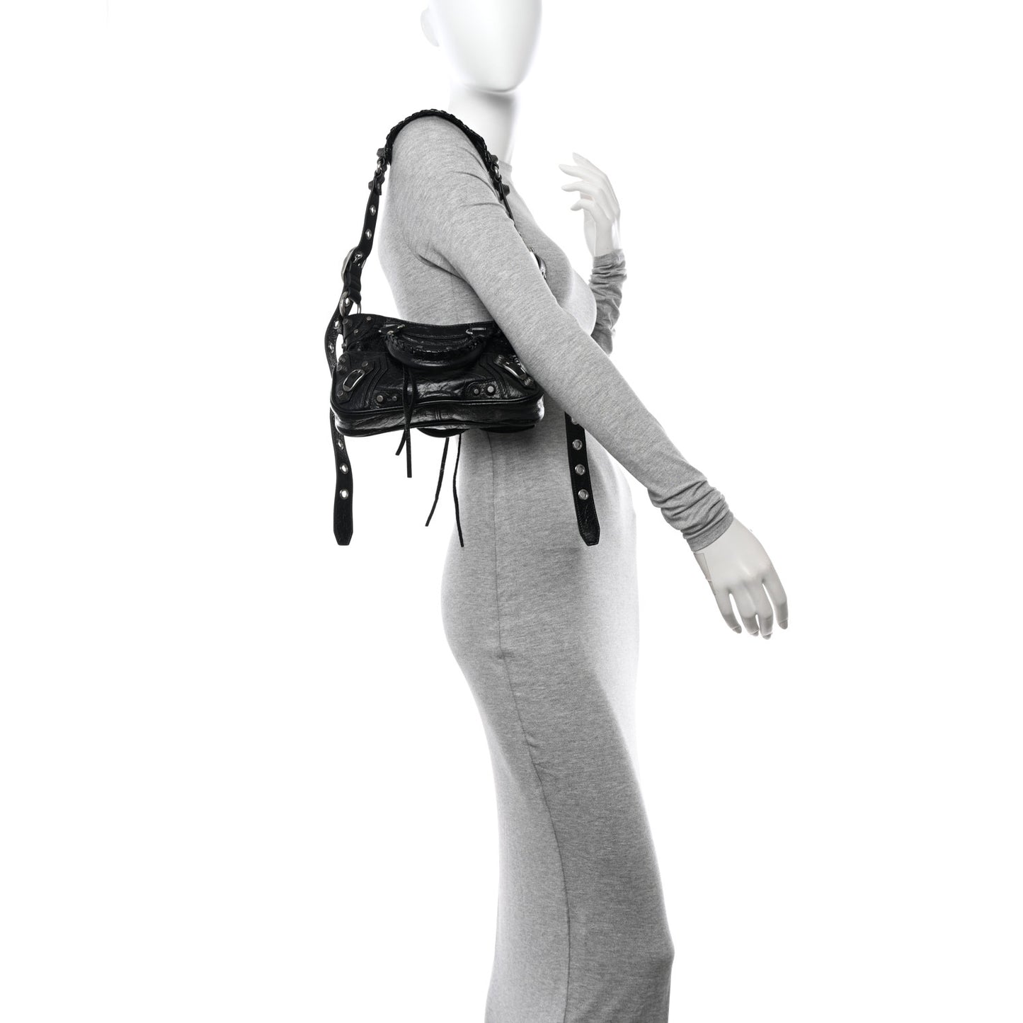 Agneau Arena Neo Cagole Mini Handbag Black