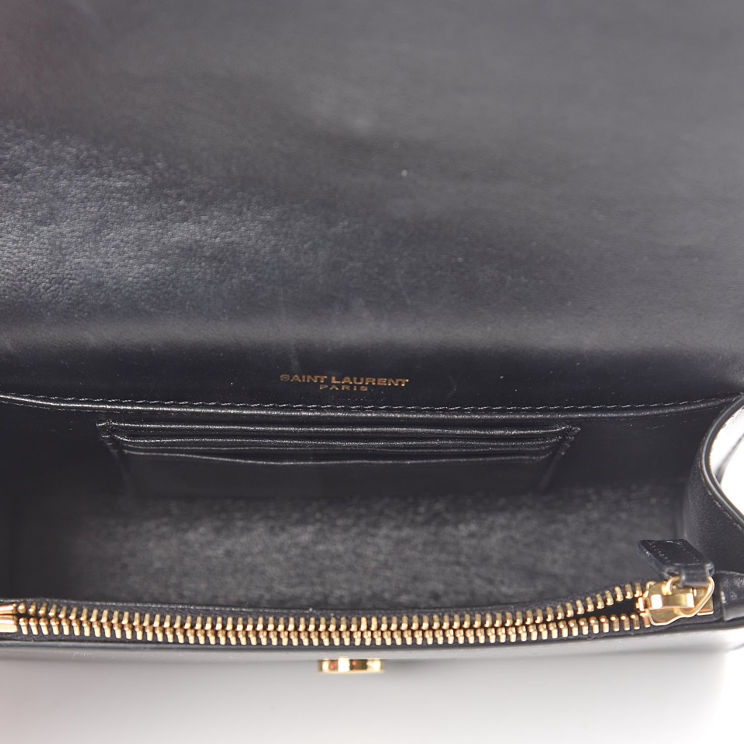 Saint Laurent Smooth Calfskin Monogram Kate Belt Bag Black 5 of 8