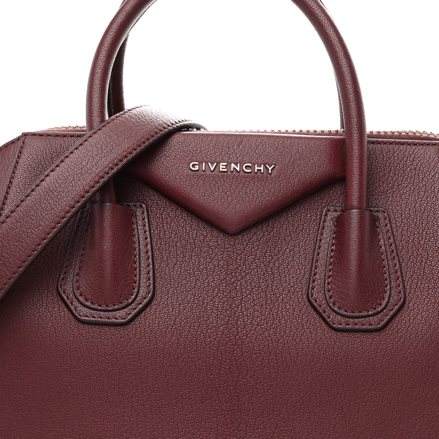 Givenchy Sugar Goatskin Small Antigona Oxblood 7 of 10